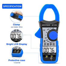 Carica l'immagine nel visualizzatore di Gallery, Pinza Amperometrica Professionale AP-570C True RMS &amp; 4000 Conteggio Senza...