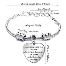 Carica l'immagine nel visualizzatore di Gallery, lauhonmin Regali di Amicizia dei Migliori Braccialetti degli Amici -... - Ilgrandebazar