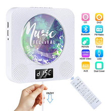 Carica l'immagine nel visualizzatore di Gallery, Lettore CD/DVD Portatile Bluetooth Gueray CD DVD Montabile a Parete...
