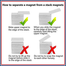 Carica l'immagine nel visualizzatore di Gallery, Magneti al neodimio, Super Rettangolo neodimio,Forte magnete 40PC