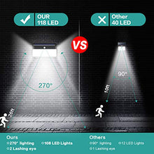 Carica l'immagine nel visualizzatore di Gallery, Luce Solare LED Esterno, Trswyop [Risparmio Energetico Super-2 Pezzi] 118LED... - Ilgrandebazar