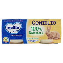 Carica l'immagine nel visualizzatore di Gallery, Mellin Omogeneizzato di Coniglio 100% Naturale – 24 Vasetti da 80 gr