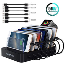 Carica l'immagine nel visualizzatore di Gallery, ValueTalks Stazione di Ricarica con 6 USB Porte Caricatore Base 6 - Ilgrandebazar