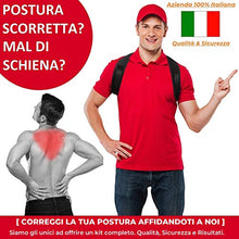 Carica l'immagine nel visualizzatore di Gallery, Correttore Posturale Uomo e Donna - Tutore medico + Fascia Elastica + Due...