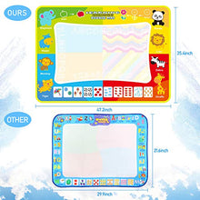 Carica l'immagine nel visualizzatore di Gallery, SPLAKS Acqua Doodle Tappeto, Tappeto Magico Bambini 120 *90cm, con 6 Penne... - Ilgrandebazar