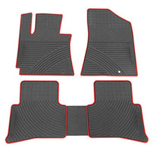 Carica l'immagine nel visualizzatore di Gallery, OREALTECH Tappeti Tappeto Tappetini Tappetino Moquette Auto in Rosso-Rosso