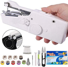Carica l'immagine nel visualizzatore di Gallery, DUTISON Mini Macchina da Cucire Portatile Handheld Cordless Strumento di... - Ilgrandebazar