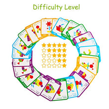 Carica l'immagine nel visualizzatore di Gallery, LEADSTAR Tangrams Puzzle di Legno Forme Geometriche per Bambini Multicolor