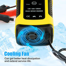 Carica l'immagine nel visualizzatore di Gallery, Caricabatteria Auto di Carica 6A/12V Multi Protezioni Automatico...