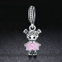 Carica l'immagine nel visualizzatore di Gallery, Ciondolo in argento sterling 925 a forma di coppia sposata da Ragazza - Ilgrandebazar