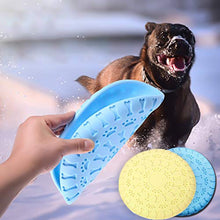 Carica l'immagine nel visualizzatore di Gallery, Frisbee Giocattolo Disco per Cani, Gomma Naturale, 22,8 cm, Due Pezzi in...