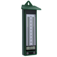 Carica l'immagine nel visualizzatore di Gallery, Termometro con indicazione massimo e minimo da -40 a + 50 °C, design Green - Ilgrandebazar