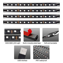 Carica l'immagine nel visualizzatore di Gallery, Favoto Luci LED Interne Auto, 4 Strisce 48 Lampadine Multicolore...