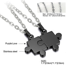 Carica l'immagine nel visualizzatore di Gallery, Cupimatch Collana [1 Coppia] Coppia Lovers Acciaio Inossidabile Pendente... - Ilgrandebazar