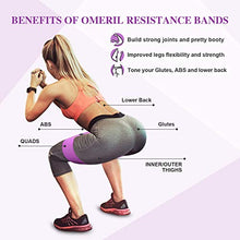 Carica l'immagine nel visualizzatore di Gallery, OMERIL RUNYUE Bande Elastiche di Resistenza, Set Fasce Fitness in Tessuto...