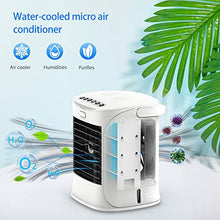 Carica l'immagine nel visualizzatore di Gallery, Condizionatore Portatile Mini Raffreddatore D'aria Climatizzatore 4 Bianco D