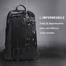 Carica l'immagine nel visualizzatore di Gallery, BOPAI Zaino da Uomo e Donna Impermeabile Leggero Antifurto 20L