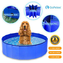 Carica l'immagine nel visualizzatore di Gallery, GoPetee Piscina per Cani Pieghevole Rigida Oceano Fuori Terra di L