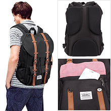 Carica l'immagine nel visualizzatore di Gallery, KAUKKO Viaggio Zaino per Computer Portatile da 15" Scuola (Nnero)