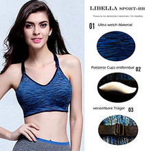 Carica l'immagine nel visualizzatore di Gallery, Libella Set a 3 Pezzi Donne Reggisegno Push S-M, A 3 - Bl+mbu+mor - Ilgrandebazar