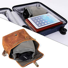 Carica l'immagine nel visualizzatore di Gallery, S-ZONE Borsa per Fotocamera Morbida Inserto DSLR Large, Grigio chiaro