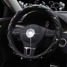 Carica l'immagine nel visualizzatore di Gallery, Mayco Bell Coprivolante per Donna Diamond, coprivolante in Pelle Bling Nero - Ilgrandebazar