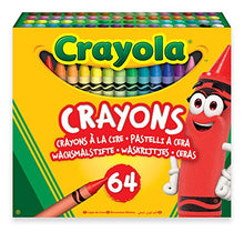 Carica l'immagine nel visualizzatore di Gallery, Crayola-64 Pastelli a Cera, per Scuola e Tempo Libero, Multicolore, 52-6448 - Ilgrandebazar