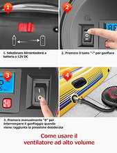 Carica l'immagine nel visualizzatore di Gallery, oasser Compressore Portatile per Auto Aria Mini Pompa Multifunzione P3 12V... - Ilgrandebazar
