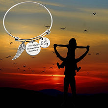 Carica l'immagine nel visualizzatore di Gallery, Ensianth Bracciale rigido con ciondoli, tra cui l’ala di un angelo, in... - Ilgrandebazar