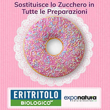 Carica l'immagine nel visualizzatore di Gallery, ERITRITOLO BIOLOGICO granulato 1,5 Kg - Sostituto dello zucchero - 100%...