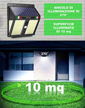 Carica l'immagine nel visualizzatore di Gallery, 【GARANZIA A VITA】Luce Solare LED Esterno, EcoFuture 250 LED, Lampada Solare...