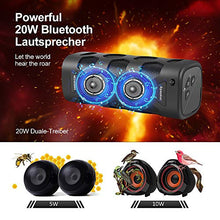 Carica l'immagine nel visualizzatore di Gallery, Cassa Bluetooth Portatile, 20W Motast Speaker Portatili, IP56...
