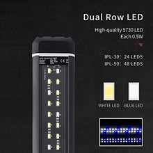 Carica l'immagine nel visualizzatore di Gallery, CPROSP Illuminazione a LED per Acquario con Timer, 3 Colori 12W 28-46CM