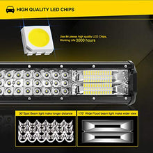 Carica l'immagine nel visualizzatore di Gallery, Willpower 7D 22 pollici 324W barra luminosa a led trave 22