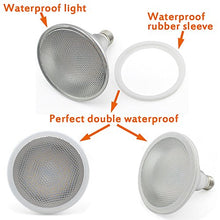 Carica l'immagine nel visualizzatore di Gallery, Lampadina LED E27 Base PAR38 15W, Impermeabile IP65, Alogeno Bianca