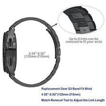Carica l'immagine nel visualizzatore di Gallery, Simpeak Cinturino Compatibile per Samsung Gear S3/ S3 Nero
