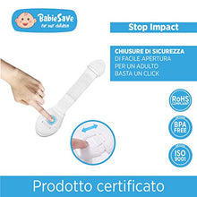 Carica l'immagine nel visualizzatore di Gallery, [12 Pezzi] Bambino Chiusure di Sicurezza Armadio, Fascia Morbida 12p.chiusure