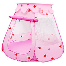 Carica l'immagine nel visualizzatore di Gallery, LEADSTAR Tenda da Gioco per Bambini Principessa Pop Up Pieghevole Rosa