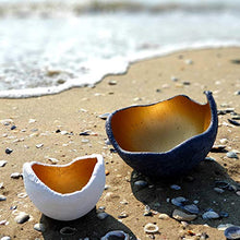 Carica l'immagine nel visualizzatore di Gallery, Guscio cemento d'oro - S (15 cm) - nero - Ilgrandebazar