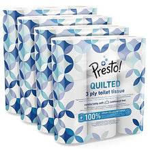 Carica l'immagine nel visualizzatore di Gallery, Marchio Amazon - Presto! Carta igienica trapuntata a 3 veli - Conf. da 36...
