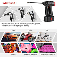 Carica l'immagine nel visualizzatore di Gallery, LOETAD Compressore Portatile per Auto 120 PSI 20L/Min Handheld - Ilgrandebazar