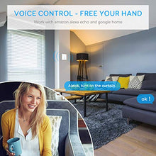 Carica l'immagine nel visualizzatore di Gallery, Interruttore WiFi per Tapparelle, Etersky Touch Switch Smart per Motori per Tapparelle, Controllo Vocale Funziona con Alexa e Google Home, Controllo Remoto compatibile con iOS/Android [N filo Needed]