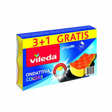 Carica l'immagine nel visualizzatore di Gallery, Vileda Ondattiva Milleusi Colors 3+1, Spugna, Multicolore, 13x22x2.6 cm, 4... - Ilgrandebazar
