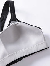 Carica l'immagine nel visualizzatore di Gallery, SYROKAN Donna Reggiseno Sportivo Massimo Supporto per Sport a 2C, Nero
