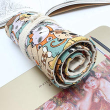 Carica l'immagine nel visualizzatore di Gallery, NUOBESTY astuccio portamatite portatile arrotolato Gatto