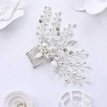 Carica l'immagine nel visualizzatore di Gallery, Yean,pettini per capelli da matrimonio con perle e strass, sposa,... - Ilgrandebazar
