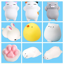 Carica l'immagine nel visualizzatore di Gallery, 9Pcs Mini Kawaii Soft Cat Chicken Seal Stretchy Squishy Toy Squeeze Toy... - Ilgrandebazar