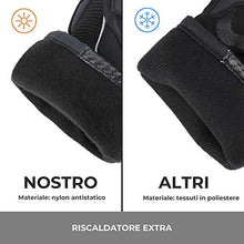 Carica l'immagine nel visualizzatore di Gallery, Guanti Moto Invernali, da Impermeabili Touch Screen per XL, Nero - Ilgrandebazar