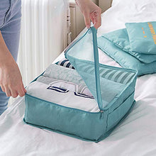 Carica l'immagine nel visualizzatore di Gallery, Meowoo Organizer per Valigie 7 pezzi Viaggio, Cubo 7pcs-lago Blu