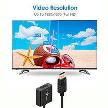Carica l'immagine nel visualizzatore di Gallery, Rankie Adattatore Displayport (DP) su VGA, 1080P, Nero - Ilgrandebazar